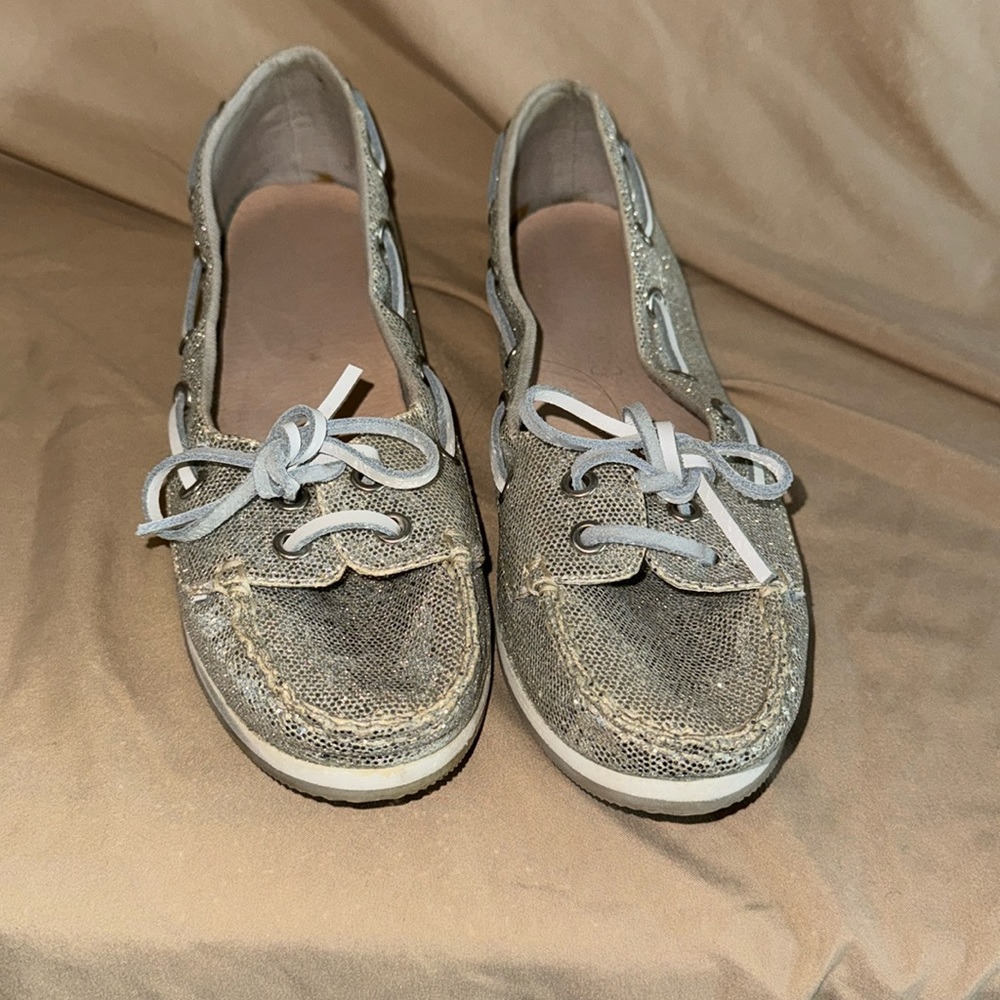 Aldo- Gorley Silver Sequins Loafers